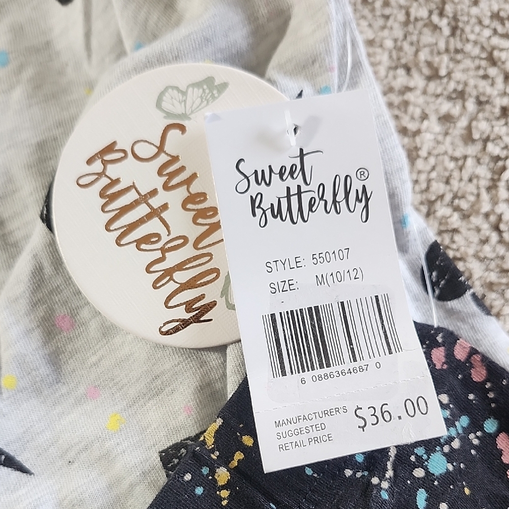 Kids 3 Piece Set with Heart and Star Patterns - Picture 2 of 6